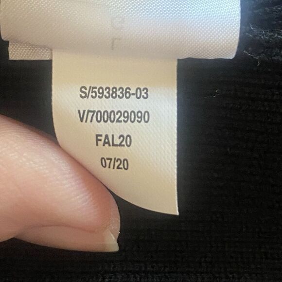 Banana Republic Women’s Large Black Knit Pull-On Pencil Skirt Stretch Midi - Picture 5 of 8